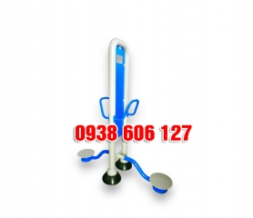 Máy tập xoay eo trụ đôi
